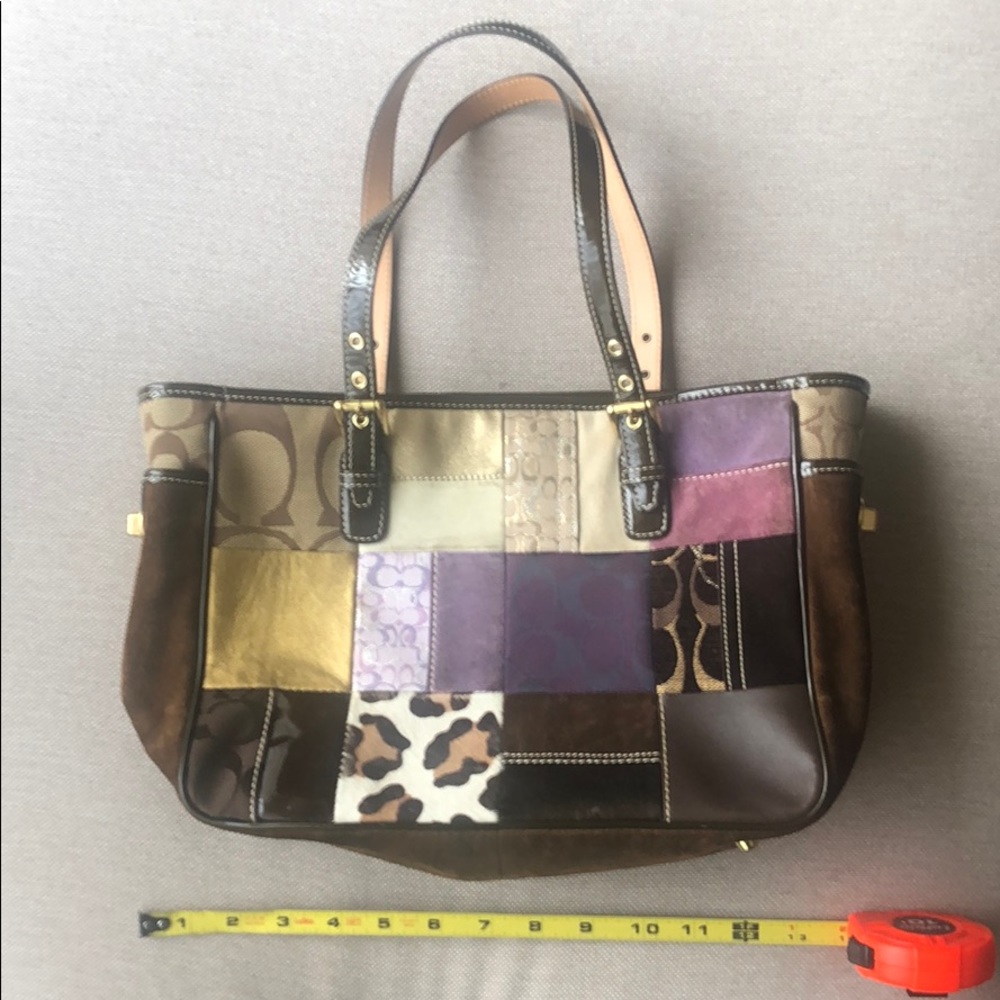Authentic Coach Patchwork Bag